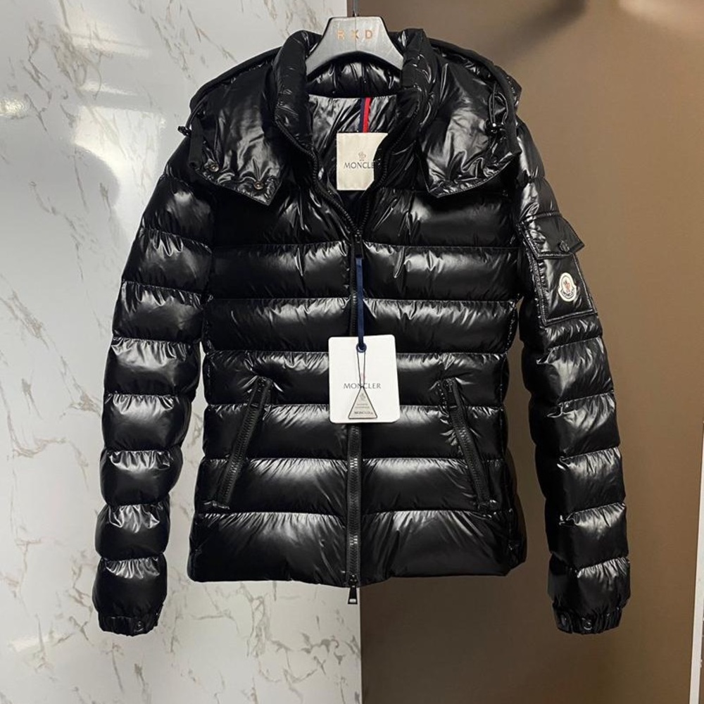 Moncler Shiny Black Down Jacket